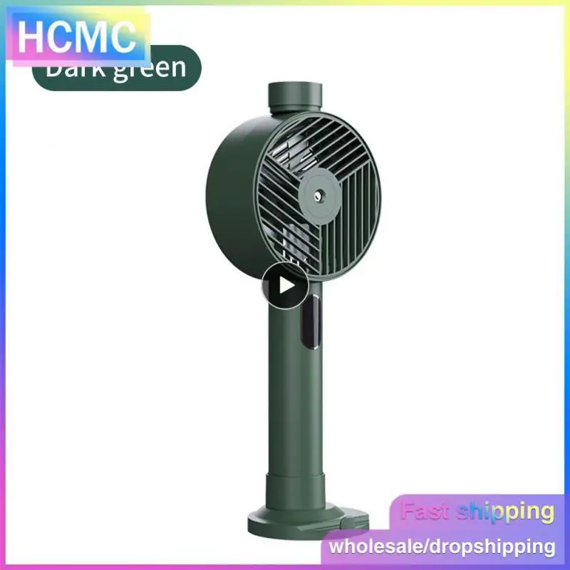 

With Base Support Air Cooler Electric Pocket Fans White Longer Service Life Type-c Interface Cooling Fans Home-appliance