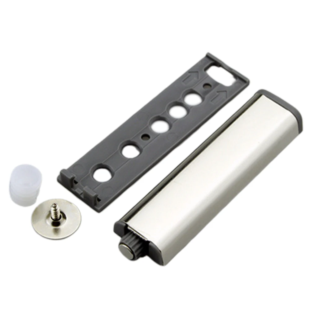 

10pcs Cupboard Drawer Hinges Stainless Steel With Screws Cabinet Hardware Latch Damper Buffer Magnetic Door Catch Push To Open