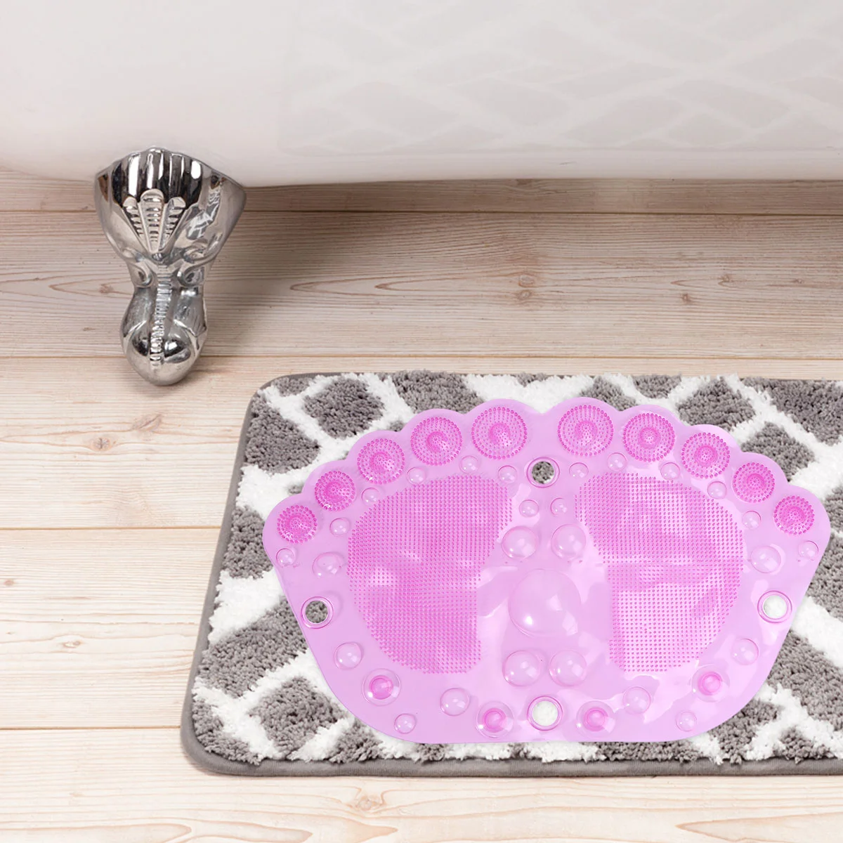 

Mat Anti Ground Skid Floor Bathing Bathroom Accessories Suction Cup Foot Pad