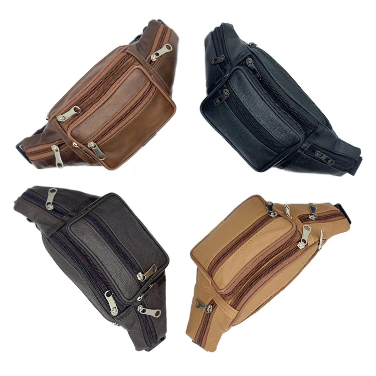 Поясная сумка для мужчин из натуральной кожи забавные модные роскошные