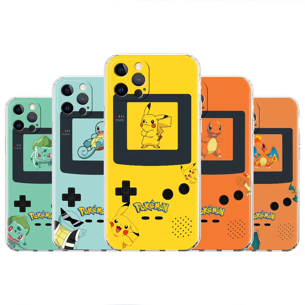 

Clear Case For Apple iPhone 13 Pro 11 14 12 7 8 Plus SE 2022 XR X XS Max 6 6S Silicone Phone Cover Pokemon