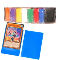 60pcs 62x89mm games pp card sleeves black matt card barrier protector for board game sleeves