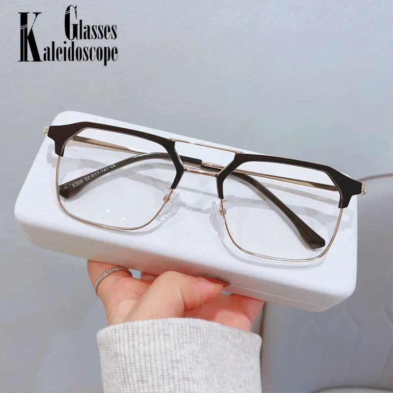 Computer Square Eye Glasses Men Frames Male Eyeglasses Optical Frame ...