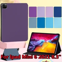 tablet case for apple ipad mini 6 2021 8 3 a2567a2568a2569 color flip leather office tablets accessories shell cover pen