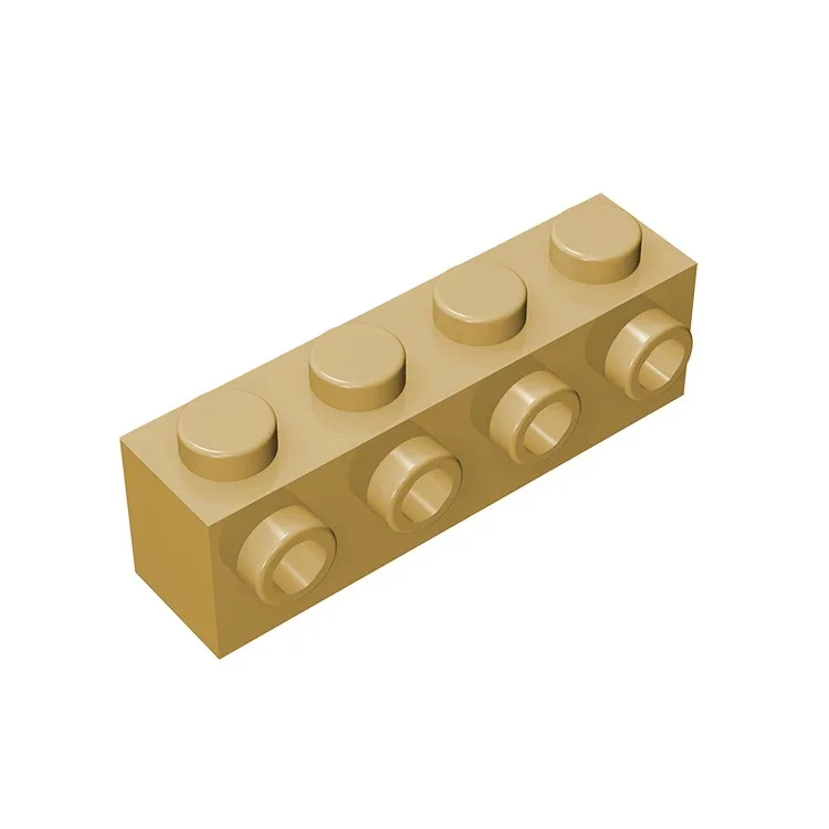 WeBrick MOC 10 шт. 30414 модифицированный кирпич 1x4 с шипами на боковой стороне