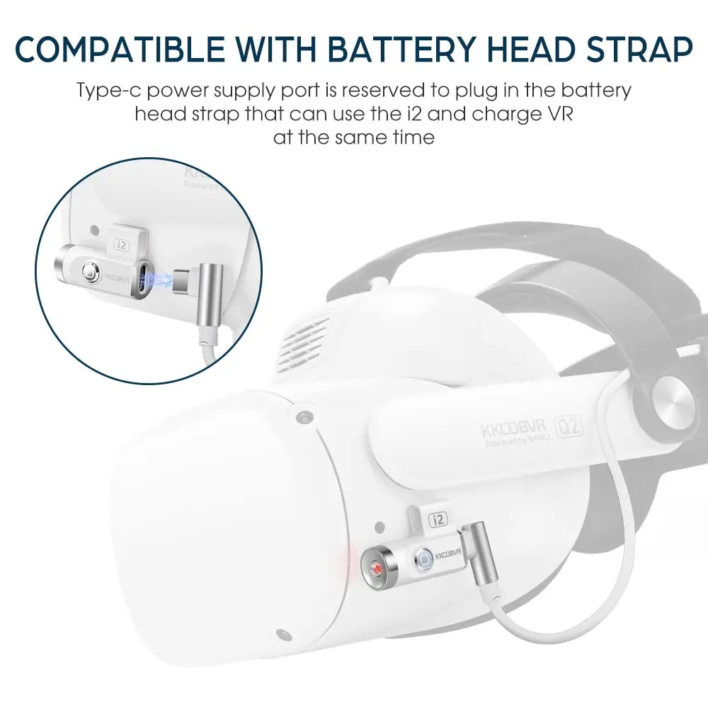 KKCOBVR i2 Ir Illuminator Infrared Light Compatible for Oculus Quest 2 Night Vision Play in the Dark Enhance Sensor Tracking