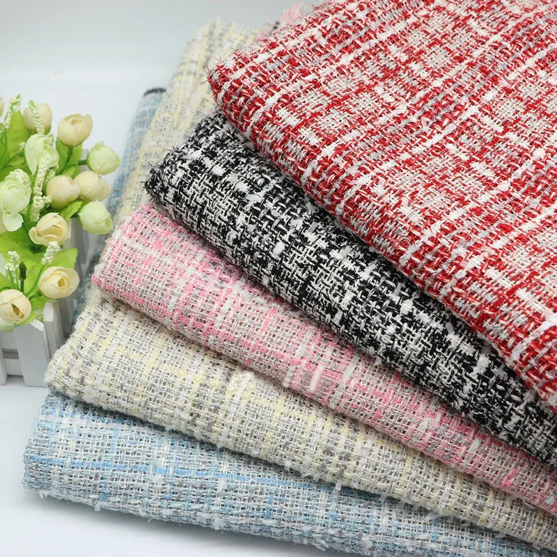 

50x145 см сетчатая Серебристая ткань, окрашенная твидовая ткань для женщин, осенняя куртка, платье, костюмы, пальто, юбка, ткань «сделай сам» дл...