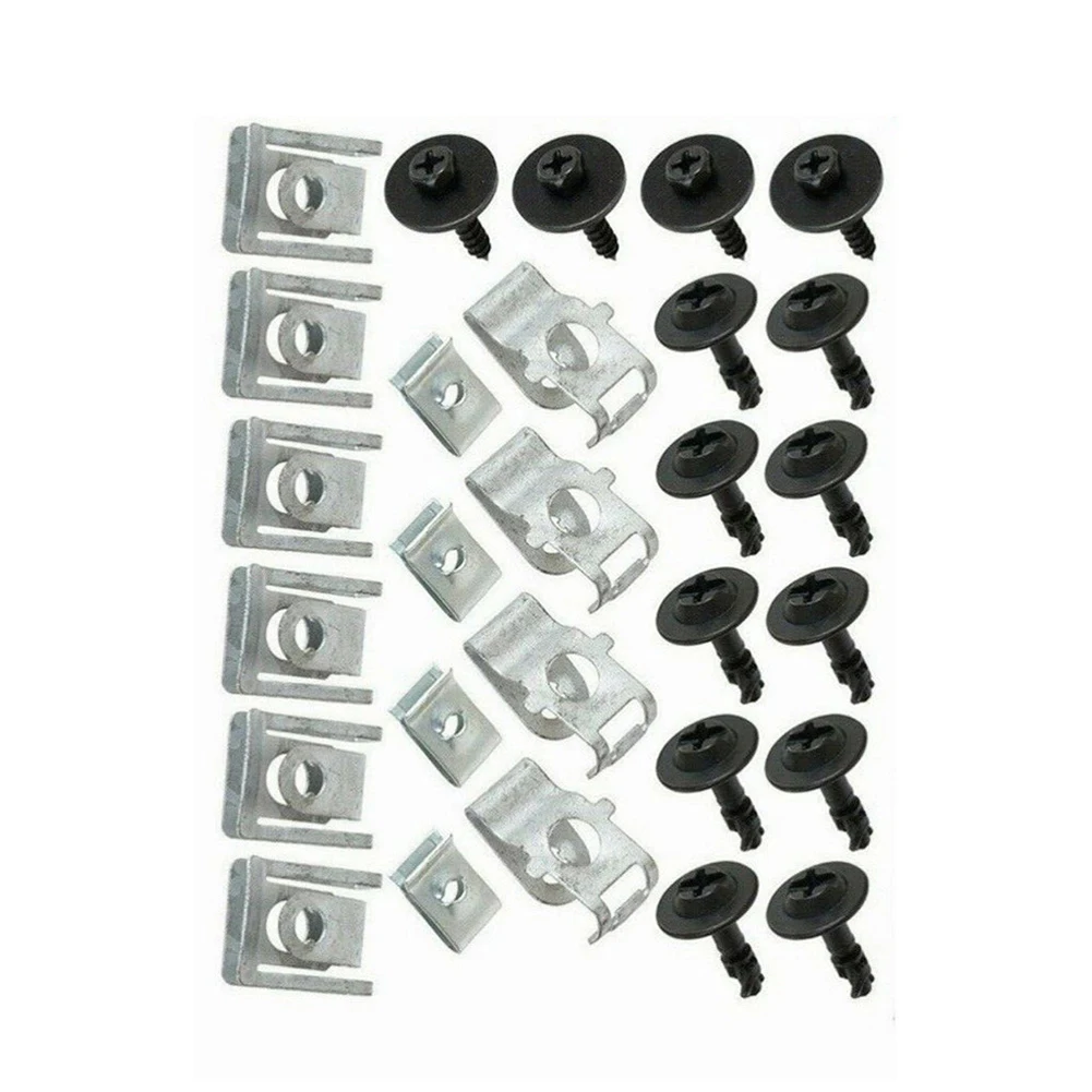 

Car Truck Retaining Clip 28PCS Car Parts Exterior Accessories Mud Flaps Clips Retaining Clip Screw Kit None Brand New