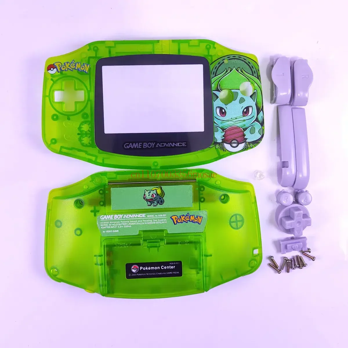 Фото Сменный корпус GBA для Game Boy Advance Zelda The Minish Cap, прозрачный корпус игровой консоли с полным комплектом кнопок в подарок №5
