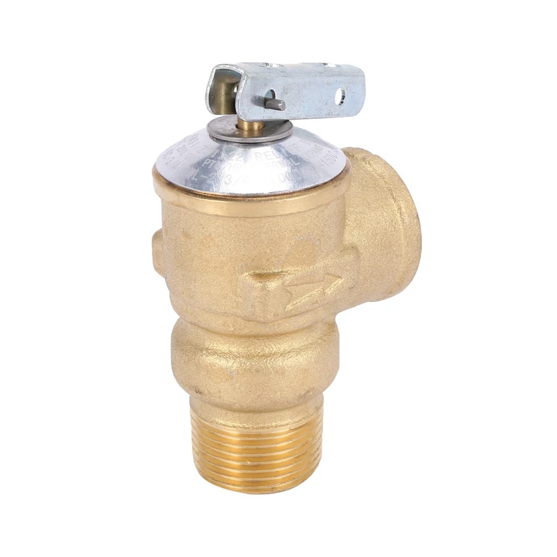 

3Pcs 3/4 Inch NPT American Standard Lead-Free Water Heater Safety Valve 150 Psi Brass Pressure Relief Valve