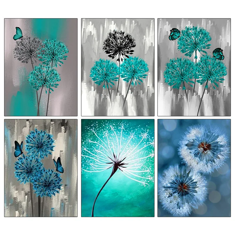 

Алмазная живопись ARMYQZ, картина 5D «сделай сам», квадратная/круглая, «Одуванчик», вышивка крестиком, стразы