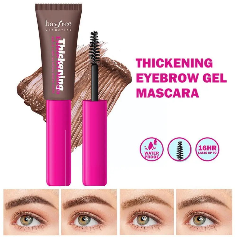 

4 Color Eyebrow Cream Mascara Natural Waterproof Long Texture Tinted Creamy With 4 Brow Brush Gel Lasting Sculpted Colors X9E4