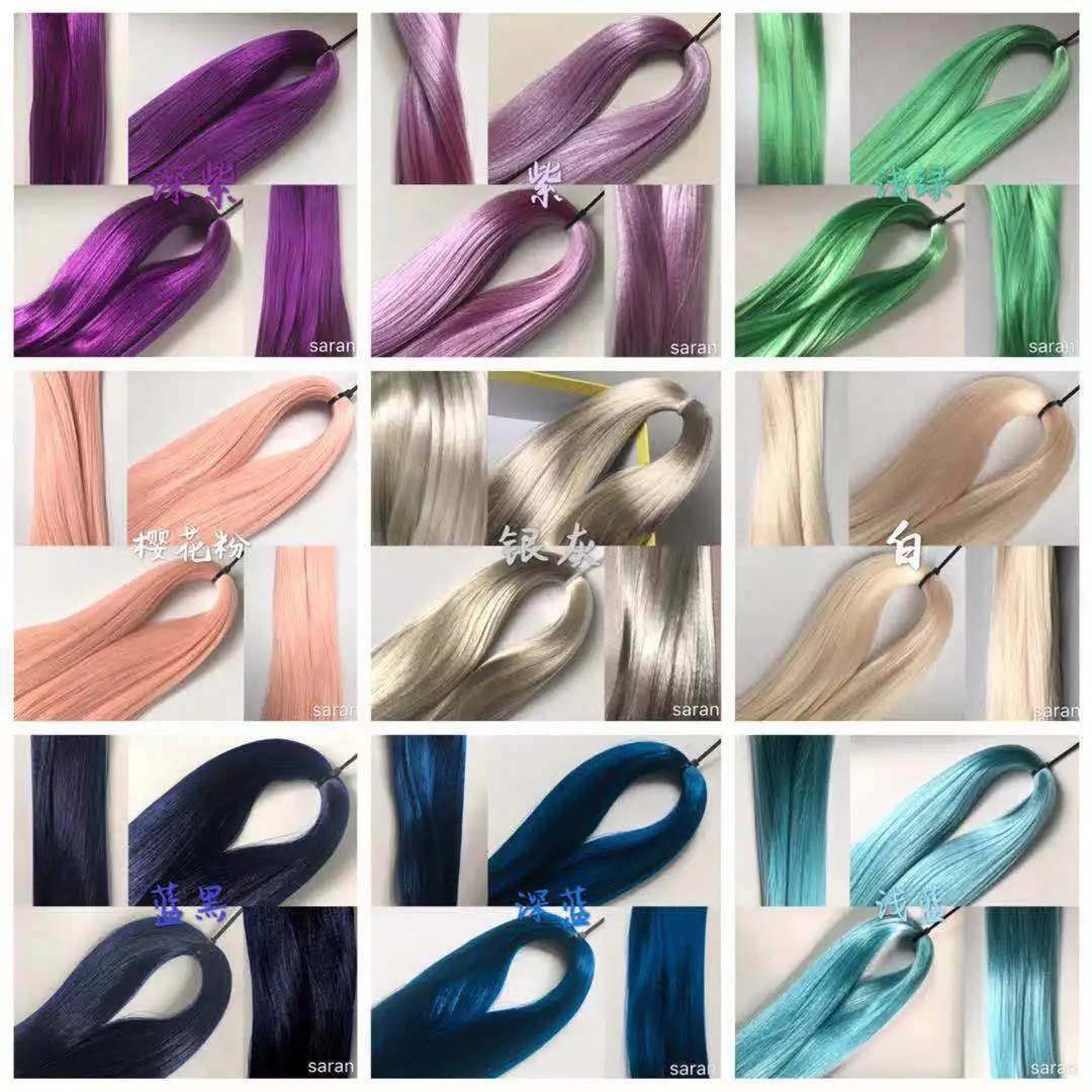 Doll Hair Wig Accessories Diy Hand Toy Ob Bjd Bitsu Azone Doll Soft Hair Wig