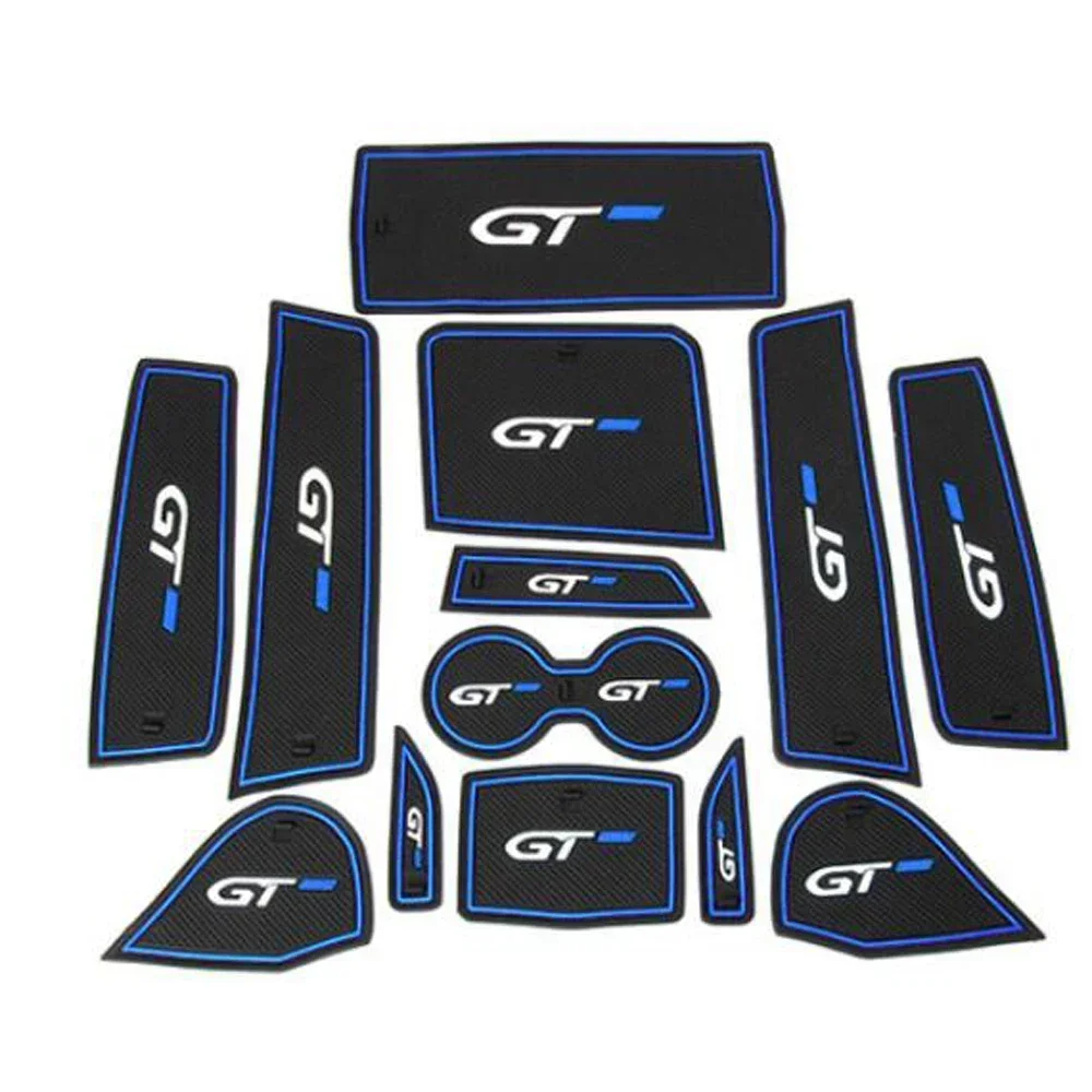 Силиконовый коврик для дверных канавок Peugeot 3008 5008 GT Hybrid 2016-2023 противопригарная