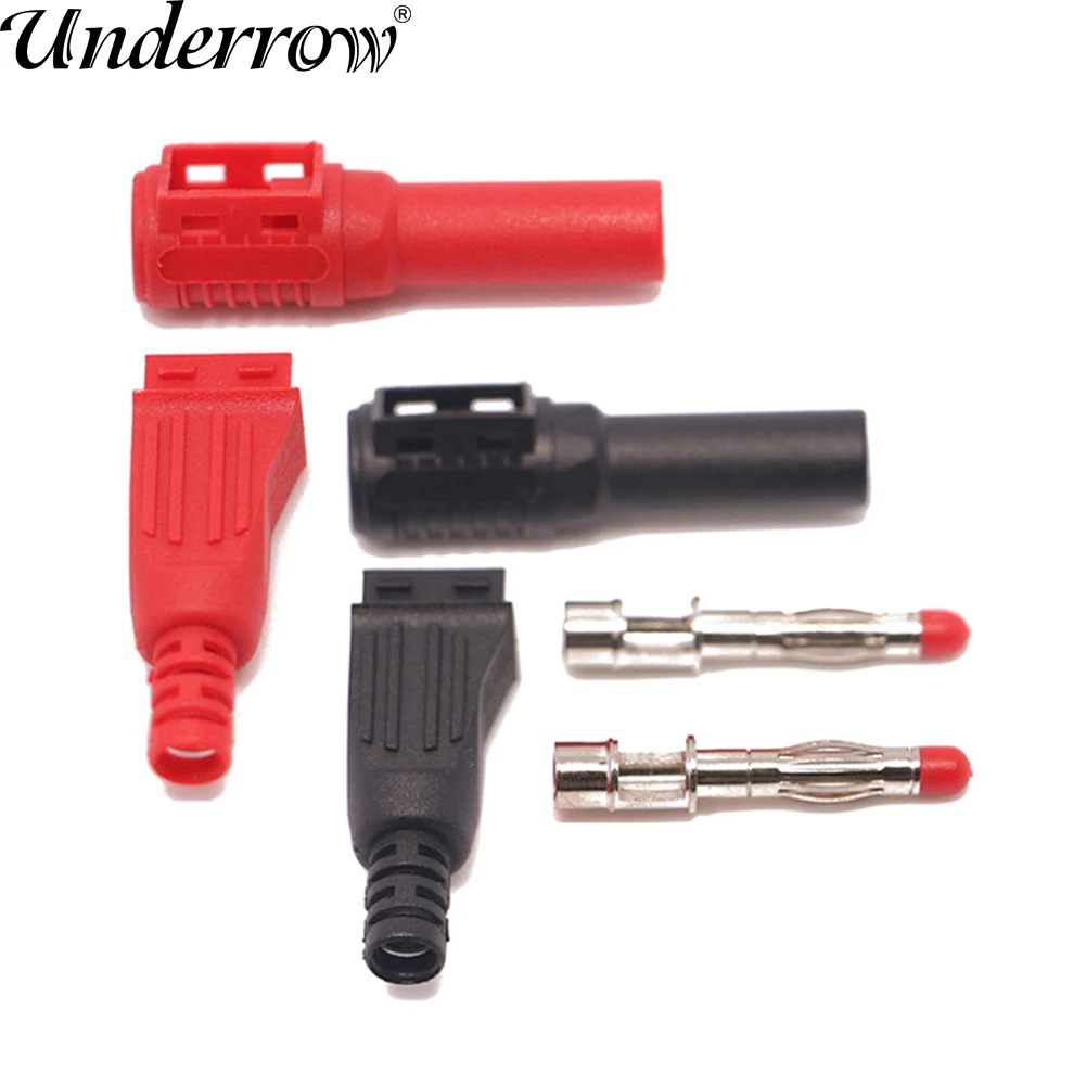 

2 шт., штекеры типа «банан» для мультиметра, 4 мм