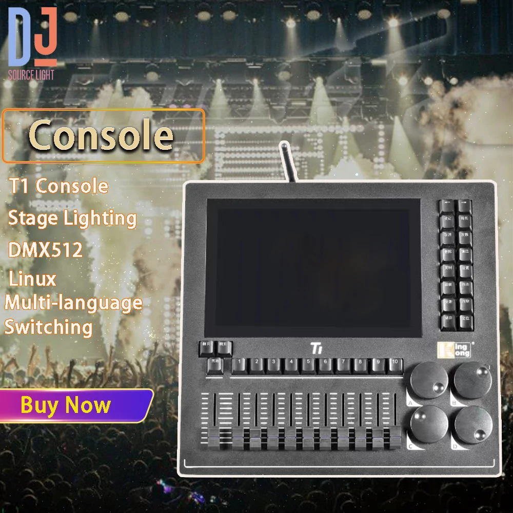 Новая сценическая подсветка для диджея консоль T1 контроллер DMX512 Подвижная