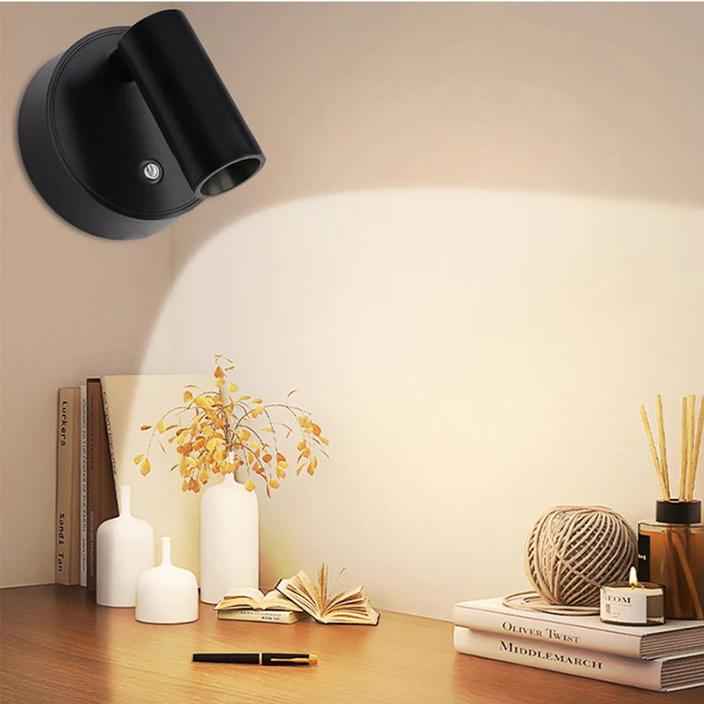 

Беспроводной сенсорный настенный светильник 3 цвета