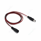 Удлинительный кабель питания постоянного тока, 5,5 мм, 2,1 мм, 5 В, 12 В, 3 А, 5 А, красный, черный адаптер питания для светодиодных лент, светсветильник льников, IP-камер, светодиодных ламп