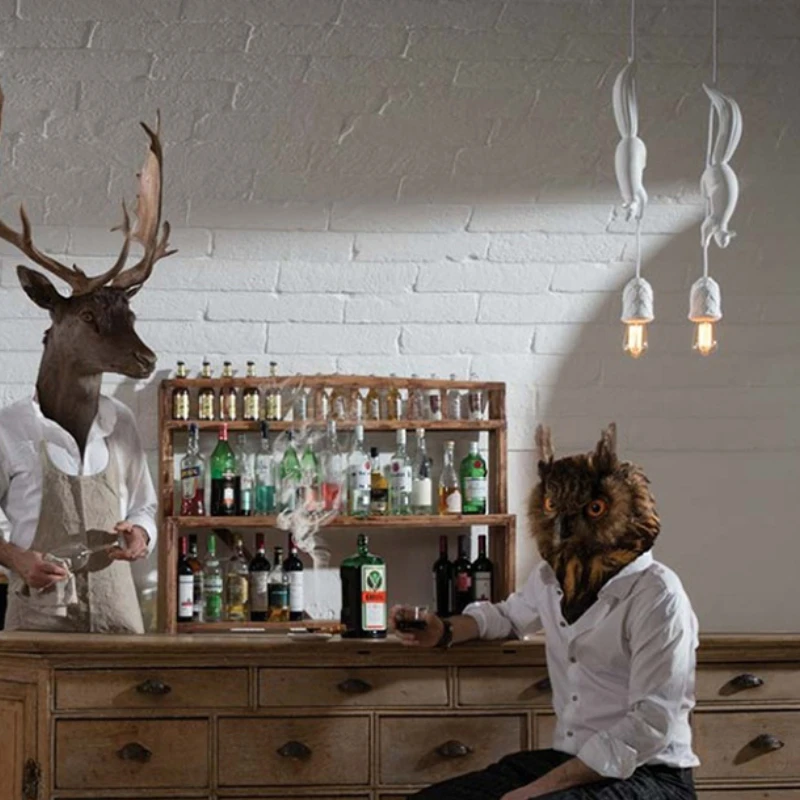 Милые подвесные светильники из эпоксидной смолы в виде белки для кабинета других