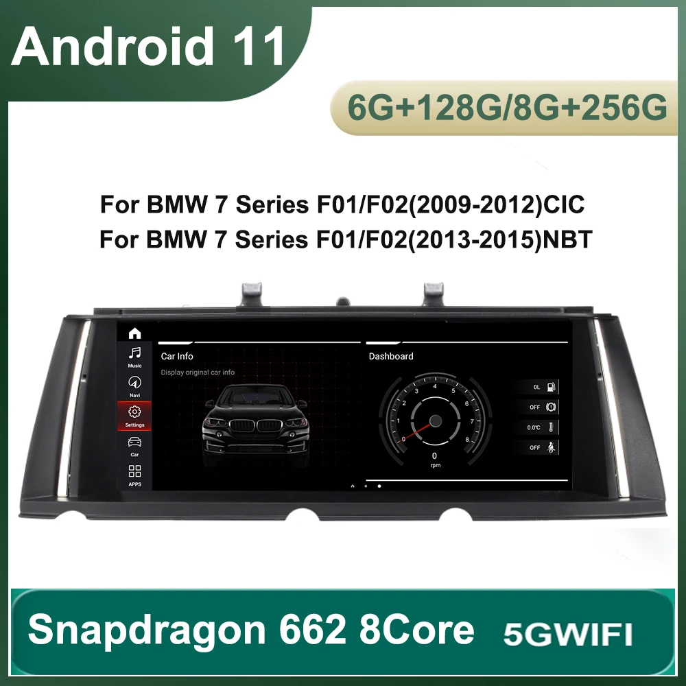 

Android 11 6G+128G Car Radio Multimedia For BMW 7 Series F01/F02(2009-2015) Autoradio Navigation GPS