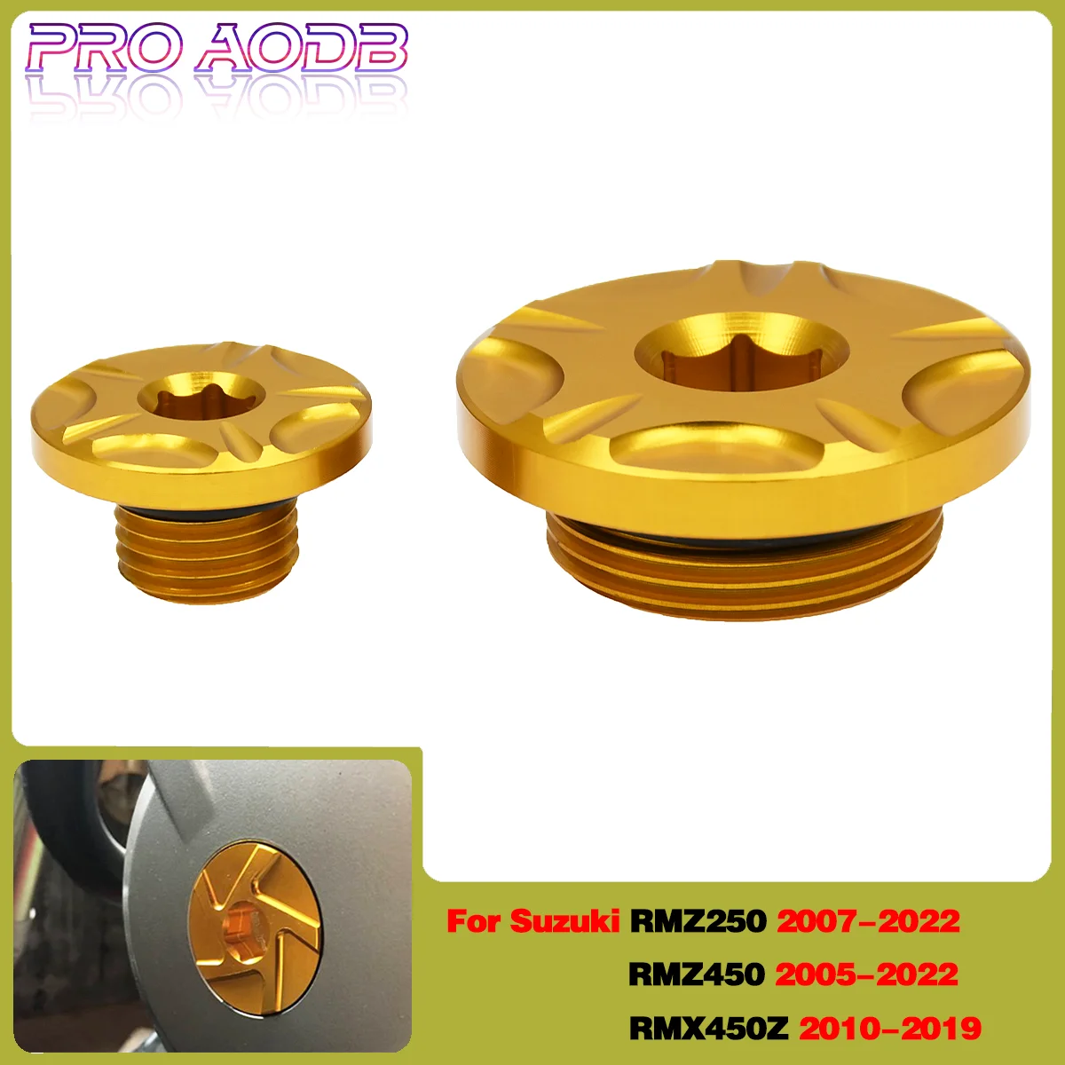 Endurance Motorcycle CNC Engine Ignition Cover Plug For Suzuki RM 250 450 RMZ250 RMZ450 RMX450Z RM-Z250 RM-Z450 RMX-450Z 05-22