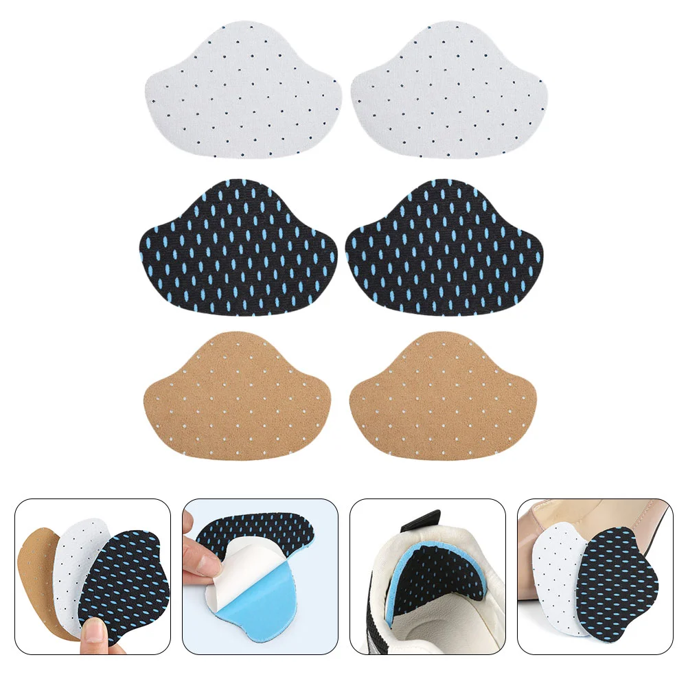

3 Pairs Casual Shoe Heel Pads Comfortable Shoe Heel Cushions Heel Protectors