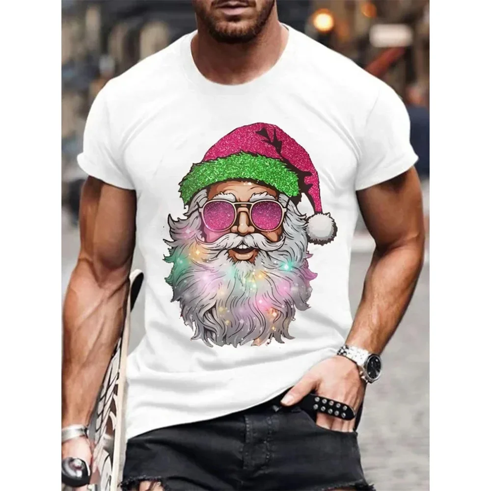 Рисунок 2 - Футболка мужская с принтом Санта Клауса