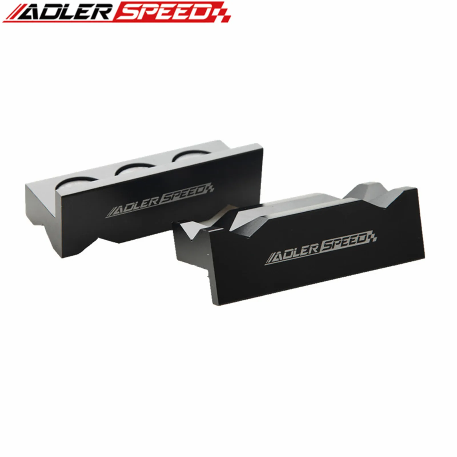 Тиски ADLERSPEED с мягкими губками алюминиевые магнитные для конца шланга AN черные