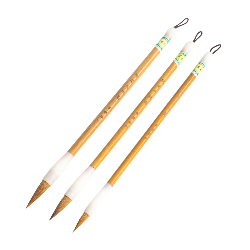 Традиционная кисть из волчьей шерсти для студентов большие средние и маленькие