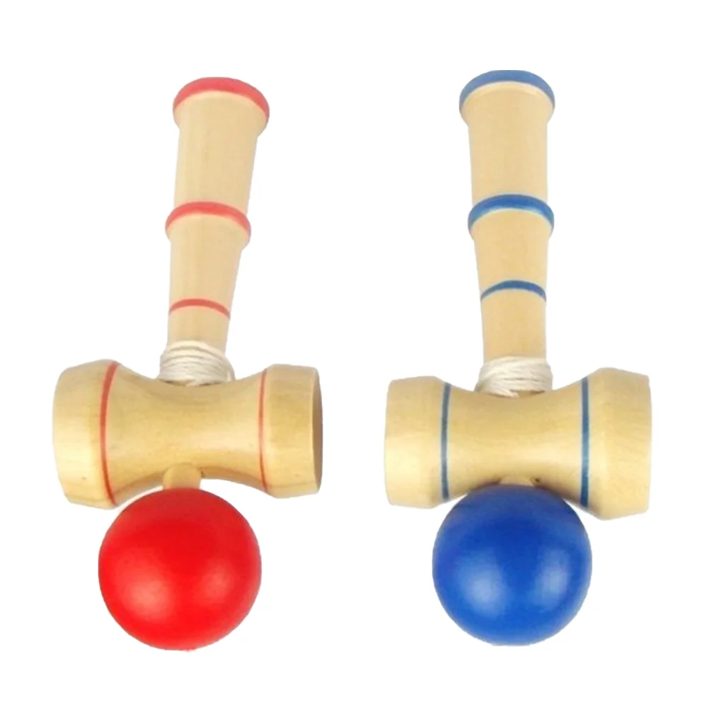 

2pcs Kendama Classic Traditional Creative Educational Playthings for Child Kids Adults Children