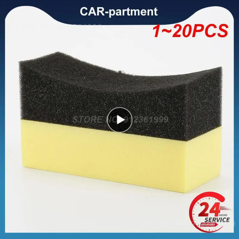 

1-20 шт., U-образная губка для чистки автомобильных шин