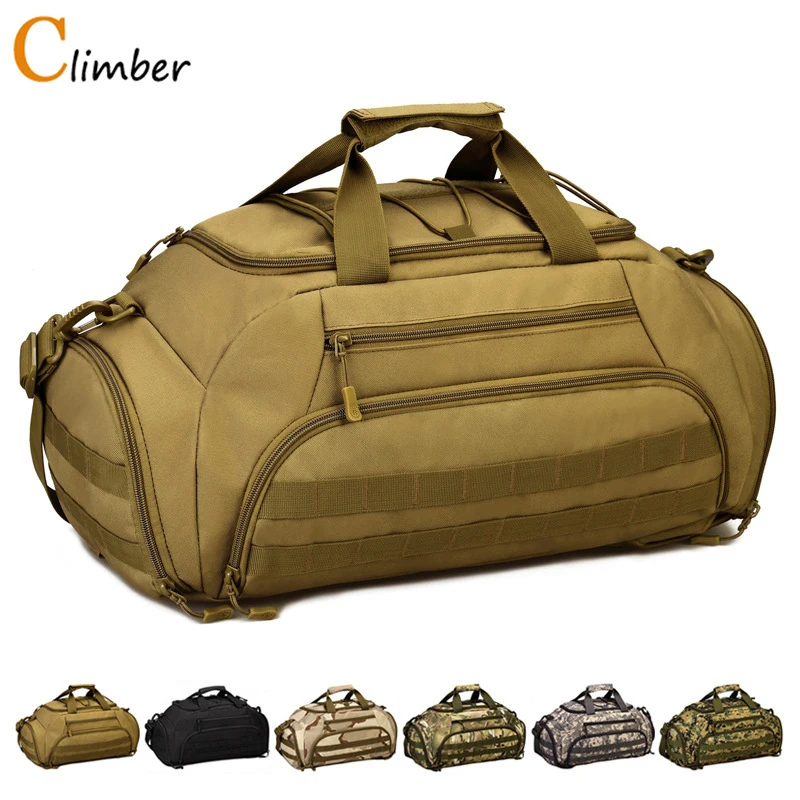 

35L Camping Backpacks Men Military Tactical Backpack Molle Army Hiking Travel Climbing Rucksack Sports Gym Duffel Bag