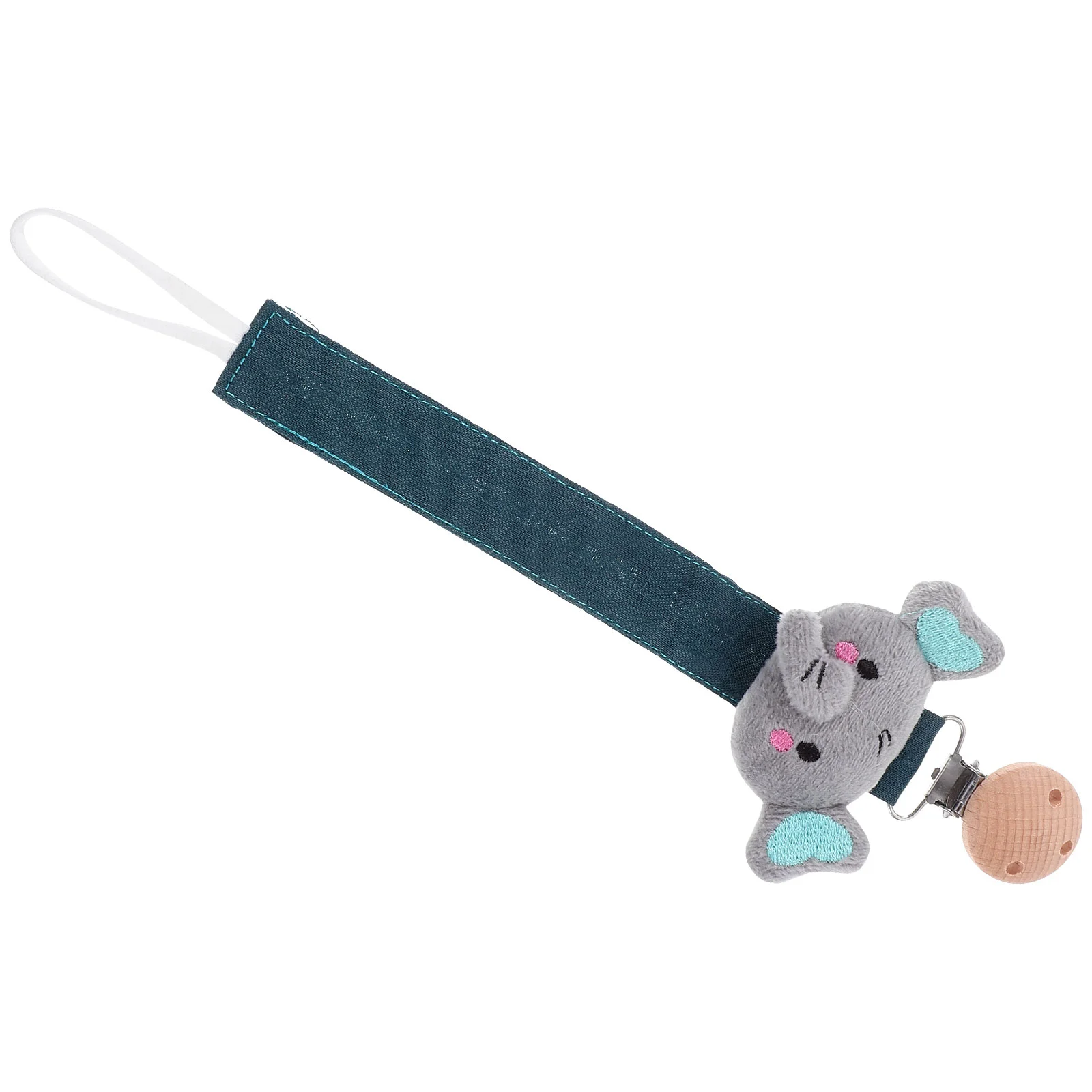 

Держатель для соски-пустышки с зажимом для новорожденного ребенка поводок для новорожденных деревянные хлопковые милые очаровательные соски