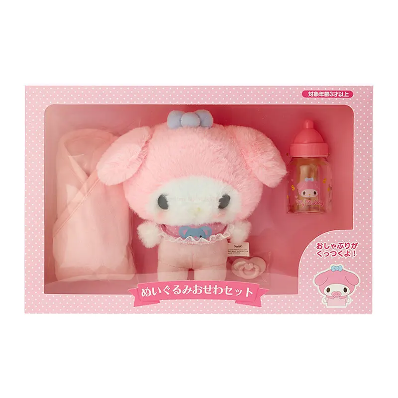 

Sanrio Kawaii Cinnamoroll мой Мелодия детский наряд Детский костюм Детская плюшевая Девочка Сердце милая фотография набор подарков коробка