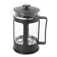 350ml french press coffeetea brewer pot maker kettle heat resistant stainless steel glass plunger coffee pot