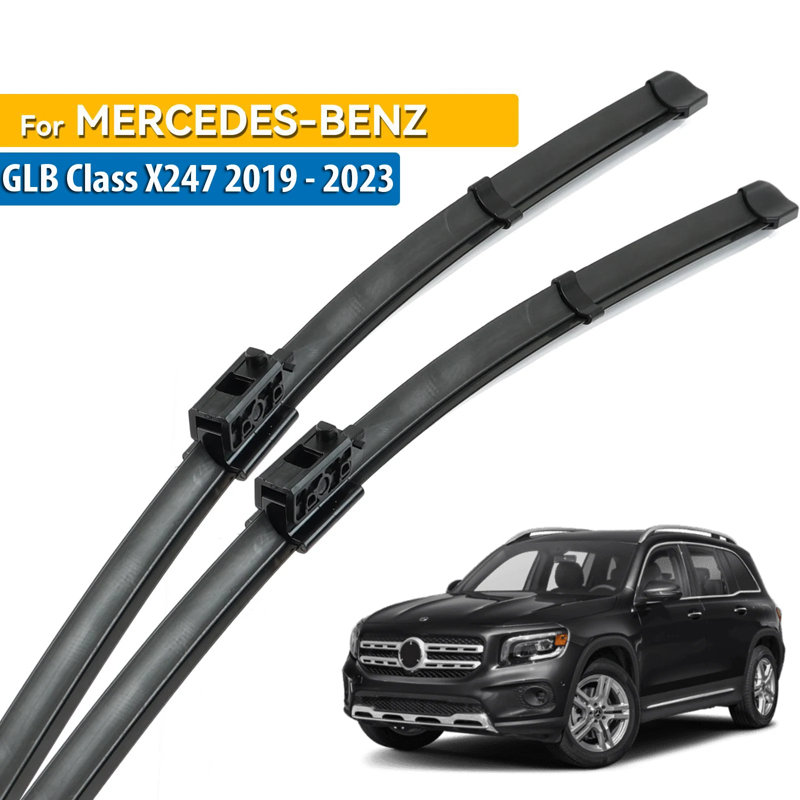 

Передние щетки стеклоочистителя Erick's LHD для Mercedes Benz GLB Class X247 2019-2023 Щетки для лобового стекла 24 "+ 22"