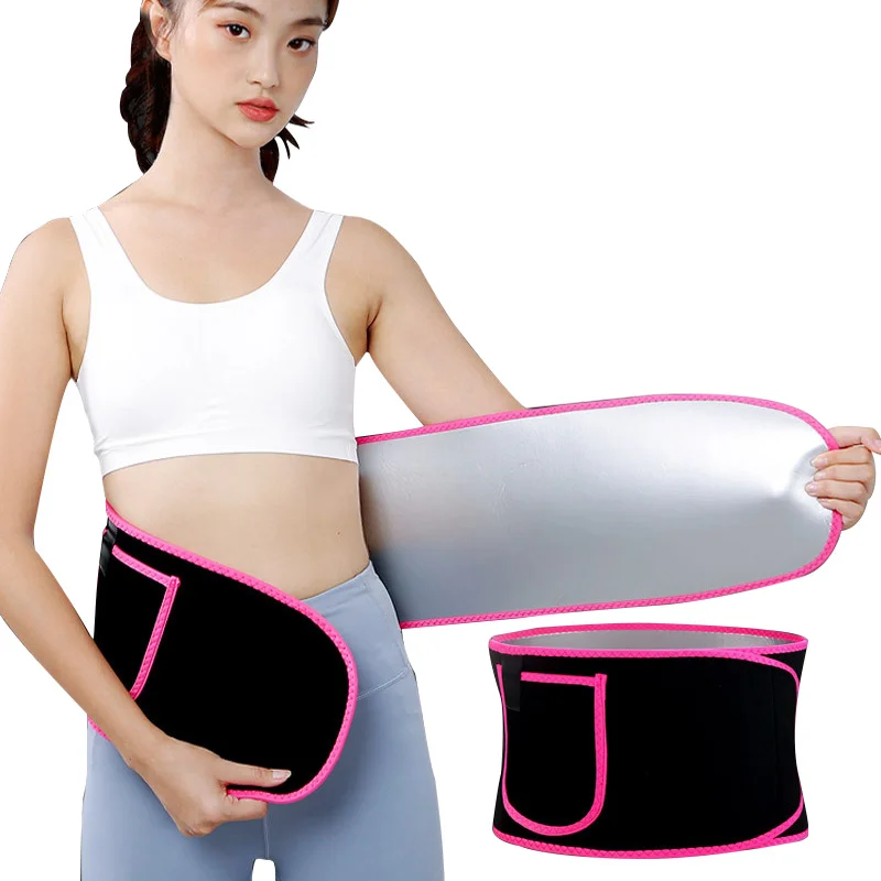 Sweat Belt Waist Trimmer With pocket Slimming Sweat Protector Sweaty Legs Sweat Arm Gloves