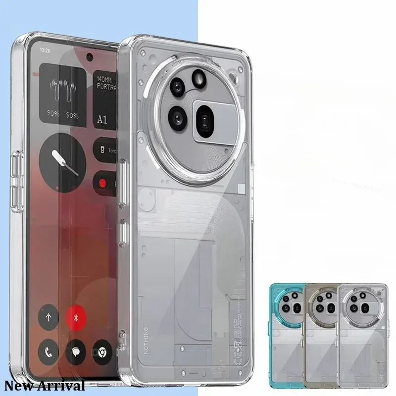 Чехол для телефона Nothing 3A Pro 3 A однотонный полупрозрачный силиконовый