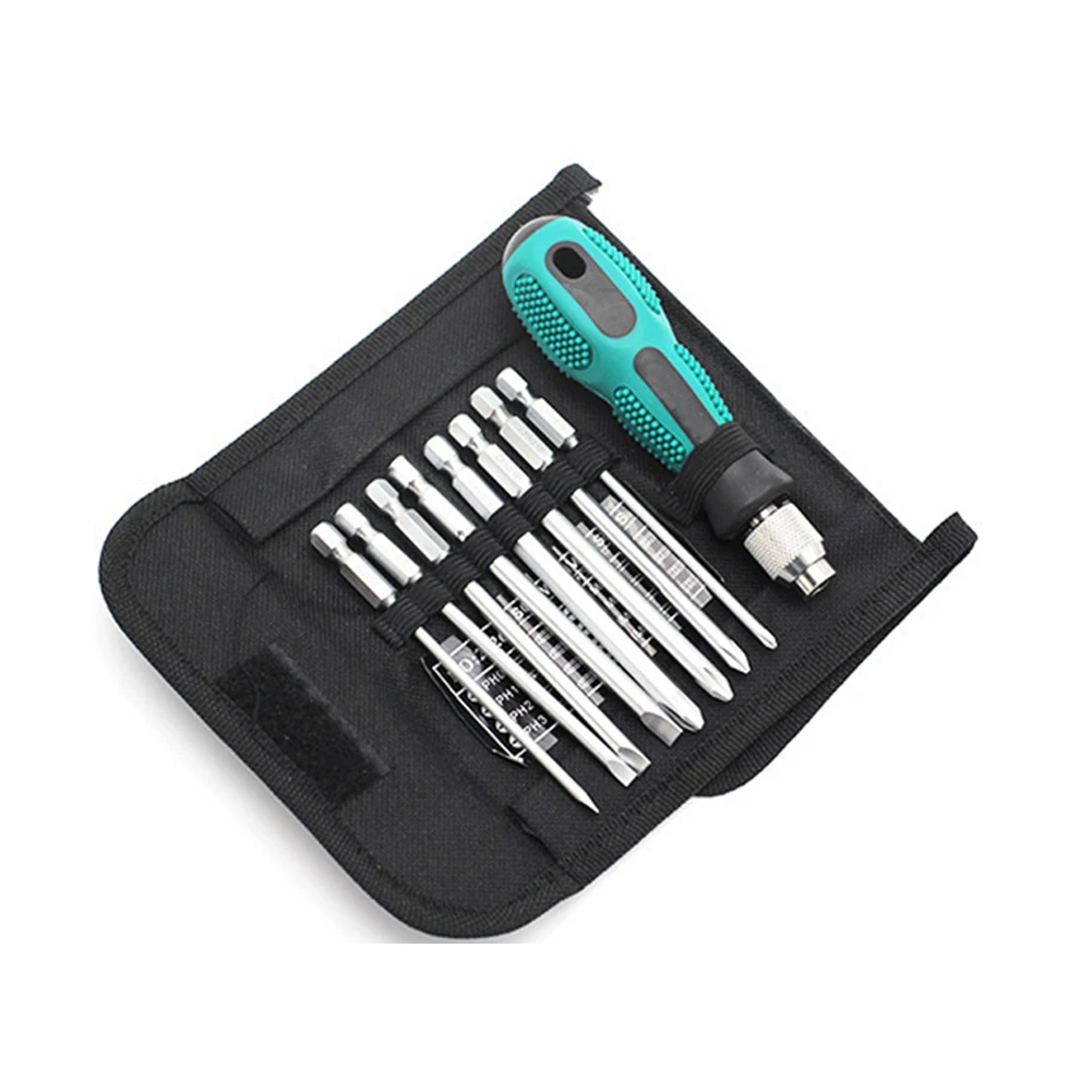 

9 Pcs Magnetic Screwdriver Set Cross PH0/PH1/PH2/PH3 Flat 3/4/5/6mm Multi-function For Professional Repairing Hand Tools