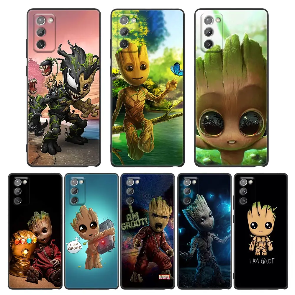 

Baby Groot Marvel I Am Groot Shell Case for Samsung Galaxy Note 20 Ultra 5G 8 9 10 M12 M22 M30s M32 M52 M62 F12 F62 Cover Fundas