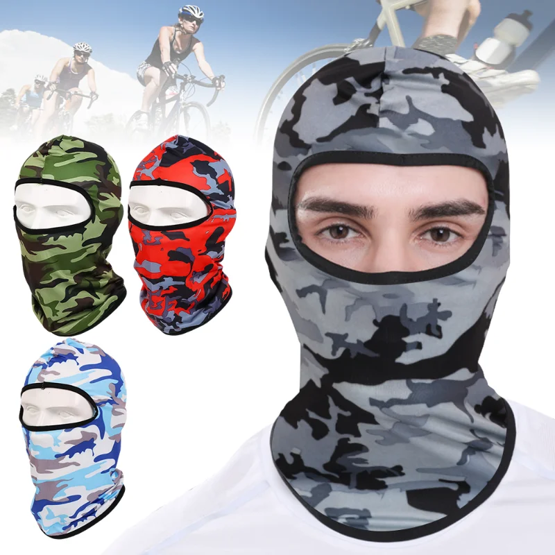 

Cycling Motorcycle Face Mask Outdoor Sports Hood Full Cover Face Mask Balaclava Summer Sun Rotection Neck Scraf Riding Headgear