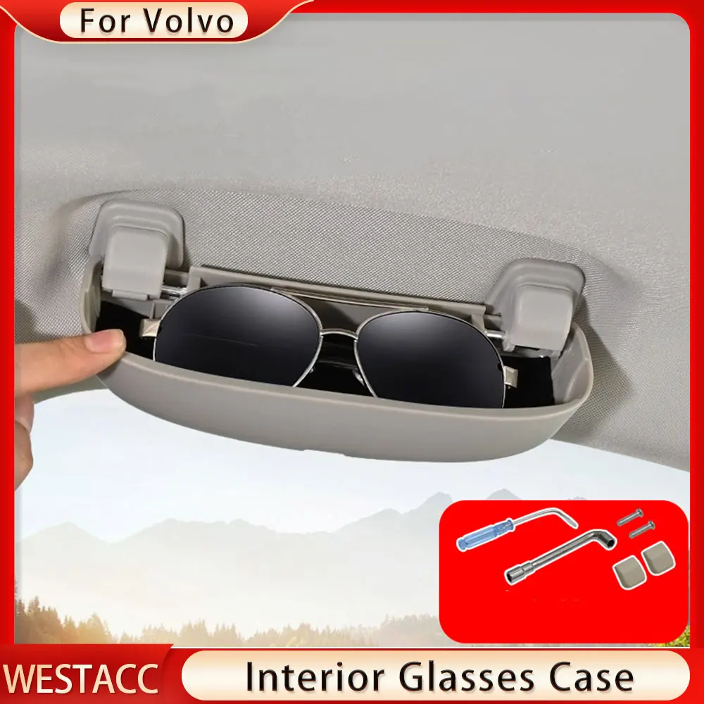ABS Car Glasses Case Sunglass Sun Glasses Holder Case for Vo