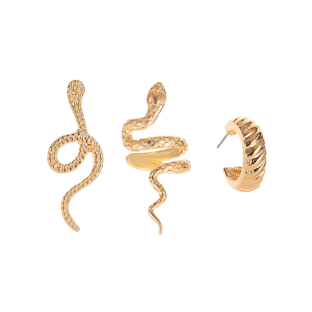 

Snake Ear Clip Earrings Vintage Jewelry Gold Jewelry for Women Girls Clip on Earrings No Piercing-Clip On Cartilage Earrings