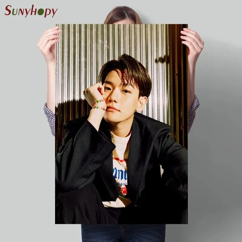 Exo Baekhyun холст плакат искусство ткань настенный печать