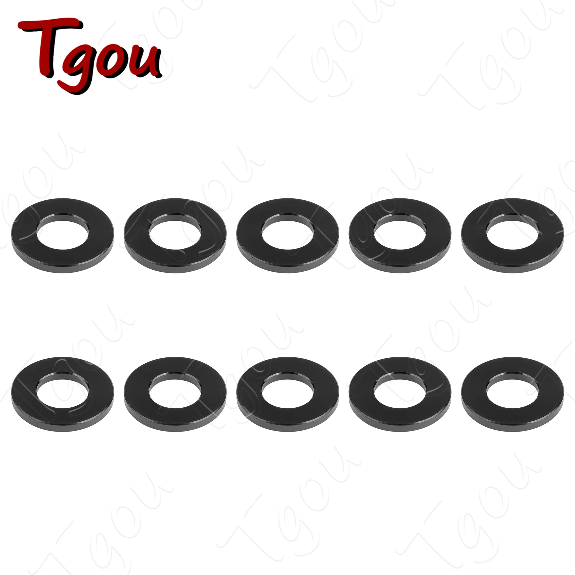 

Титановая шайба Tgou M3 M4 M5 M6 M7 M8 M10 M12 M14, плоская прокладка для велосипеда, мотоцикла, 10 шт.
