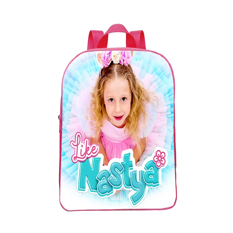 

Children's Like Nastya Backpacks Girls Pink Primary Daily School Bags Nursery Toddler Knapsack Kids Waterproof Backpack Mochila