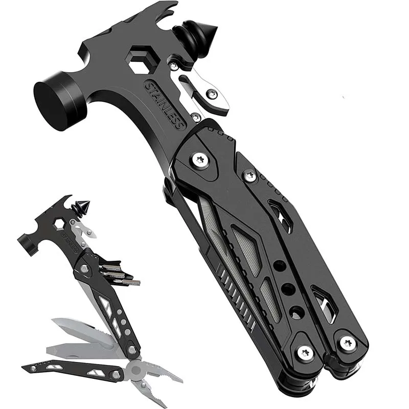 

Outdoor Camping · Multi-functional Hammer Safety Hammer Vehicle Emergency Survival Broken Window Hammer Folding Portable