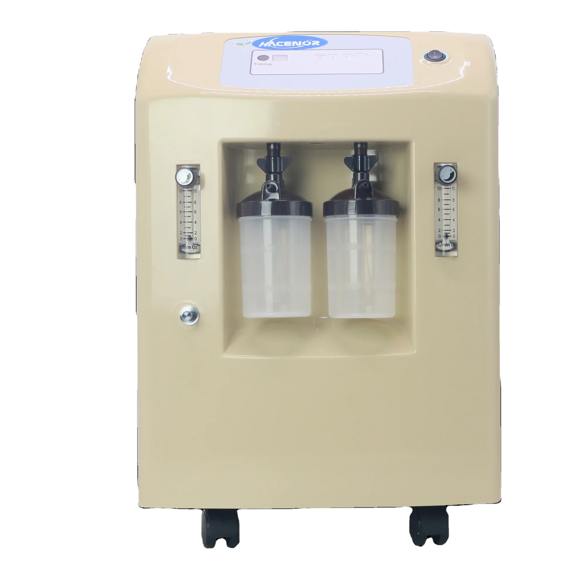

2021 medical standard CE approved nebulizer function 10L double flow oxygen concentrator
