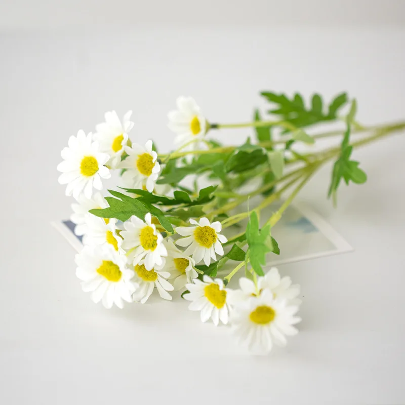 

Simulated Daisy Chrysanthemum Chamomile Living Room Decoration Artificial Flower Decoration Silk Flower Decoration