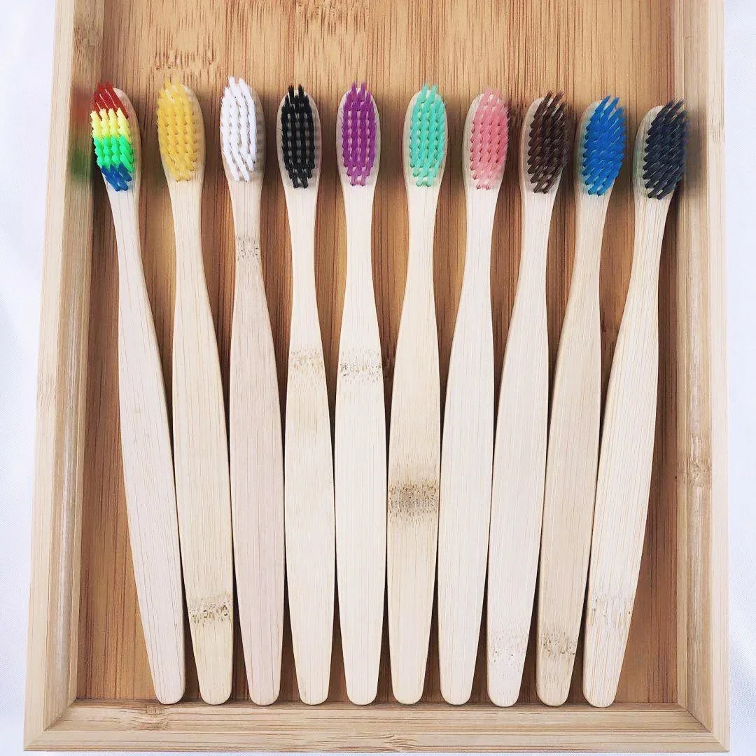 

Одноразовые зубные щетки для путешествий в отеле, зубная паста с мятой, Экологичная мягкая бамбуковая зубная щетка, инструмент для мытья зубов, набор для ухода за зубами и полостью рта